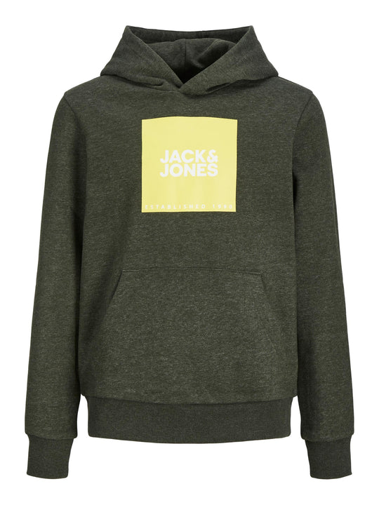 Jack & Jones Boys Lock Sweat Hood - Rosin