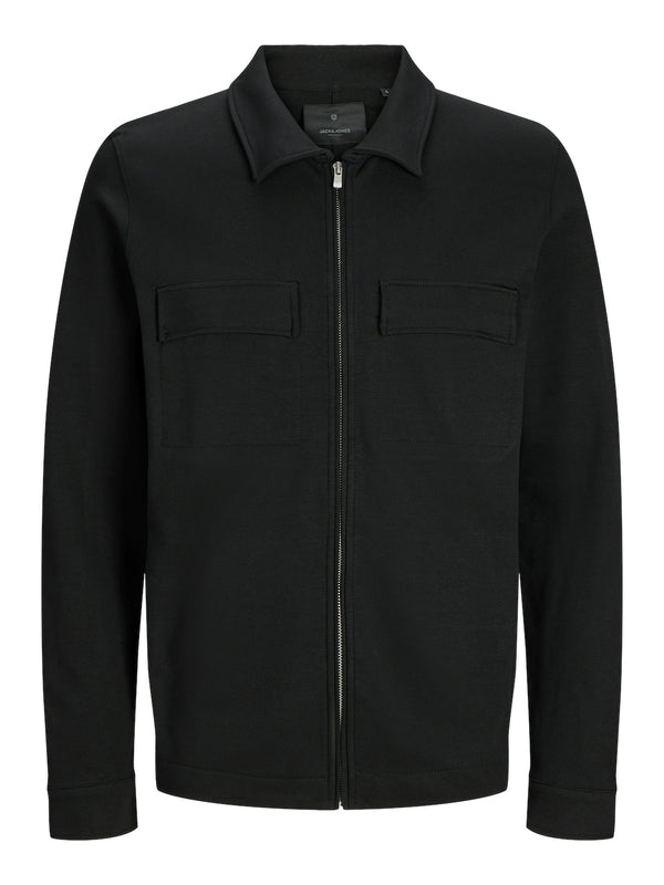 Jack & Jones Elon Sweat Overshirt - Black Onyx