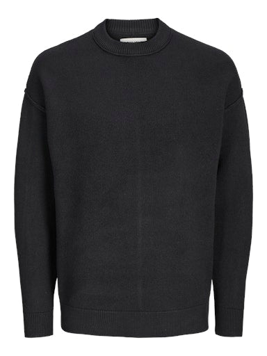 Jack & Jack Max Knit Crew Neck - Black