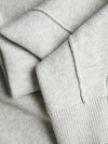 Jack & Jones Max Knit Crew Neck - Light Grey