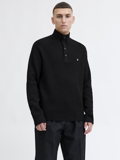 Jack & Jones Richard Knit High Neck - Black
