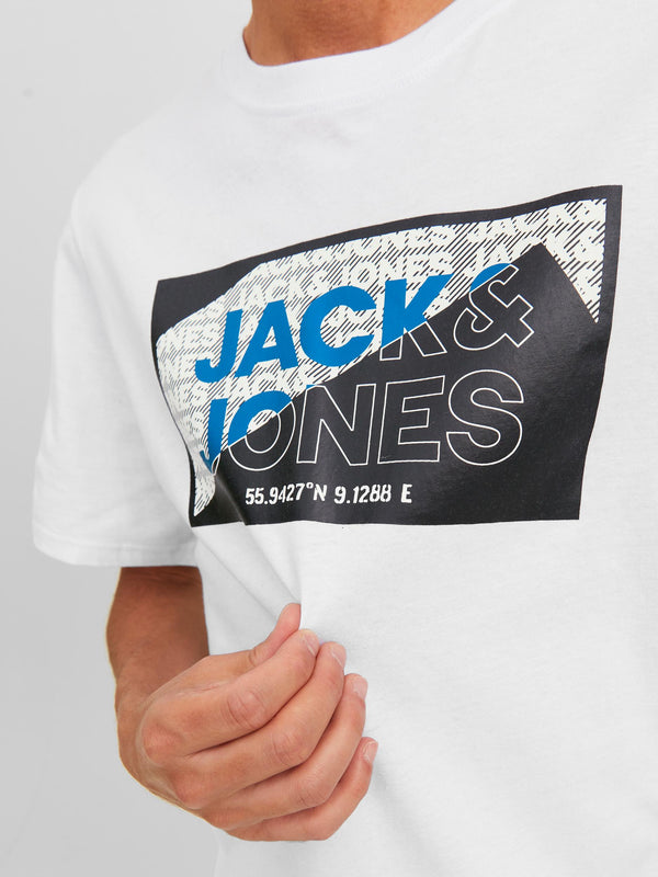 Jack & Jones Logan Tee AW 23 White