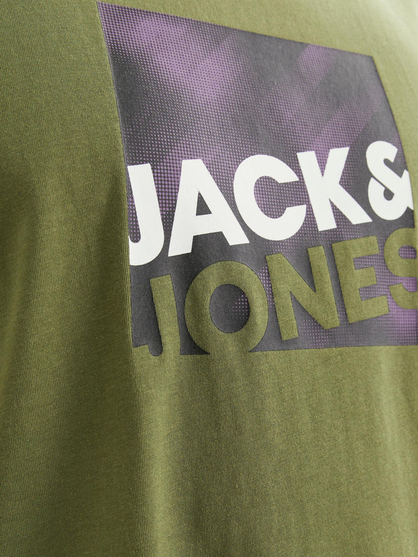 Jack & Jones Logan AW23 Tee - Olive Branch