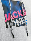 Jack & Jones Logan Sweat Hood AW23 - Light Grey