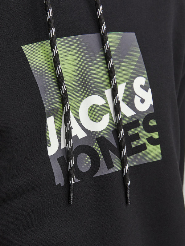 Jack & Jones Logan Sweat Hood AW23 - Black