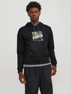 Jack & Jones Logan Sweat Hood AW23 - Black