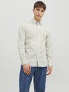 Jack & Jones Remy Detail Shirt - Cloud Dancer