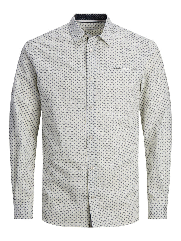 Jack & Jones Remy Detail Shirt - Cloud Dancer