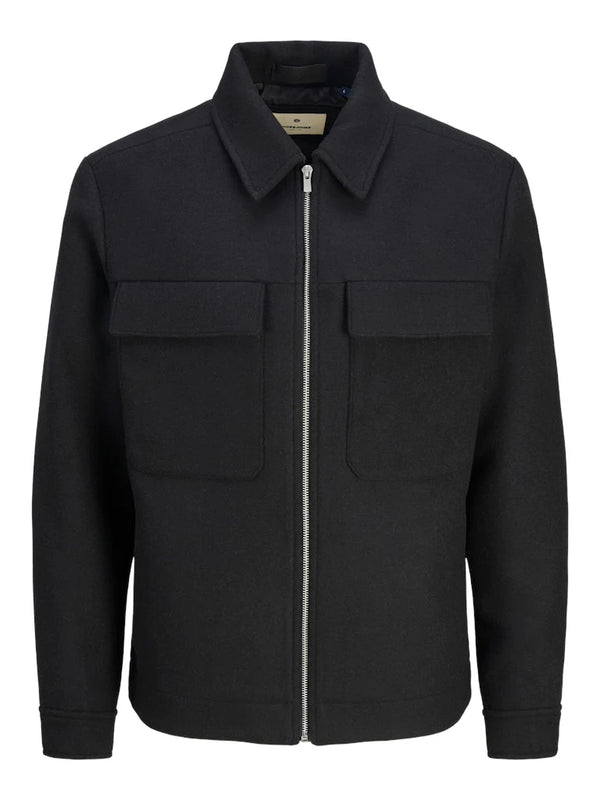 Jack & Jones Russel Wool Blend Jacket - Black