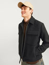 Jack & Jones Russel Wool Blend Jacket - Black