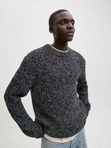 Jack & Jones Bleecker Knit Crew Neck - Sky Captain/Sea Salt
