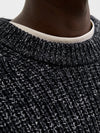 Jack & Jones Bleecker Knit Crew Neck - Sky Captain/Sea Salt