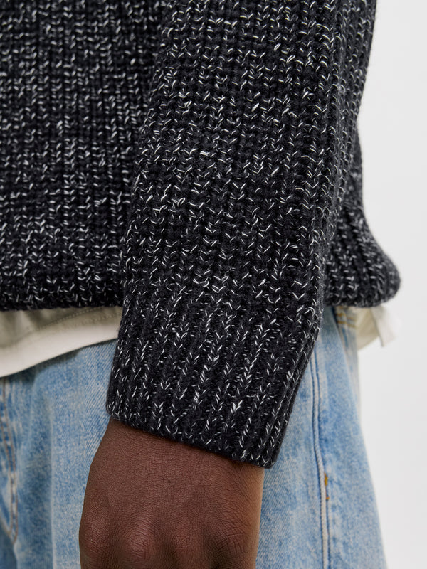Jack & Jones Bleecker Knit Crew Neck - Sky Captain/Sea Salt
