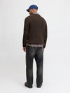 Jack & Jones Bleecker Knit Crew Neck - Mulch Black