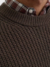 Jack & Jones Bleecker Knit Crew Neck - Mulch Black