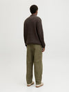 Jack & Jones Bleecker Knit Half Zip - Mulch Black