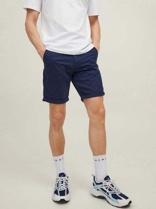 Jack & Jones Bowie Shorts - Navy Blazer [Size XL]