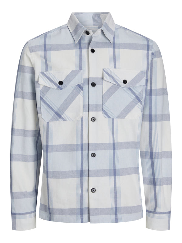 Jack & Jones Roy Spring Check Overshirt - Skyway