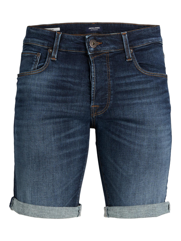 Jack & Jones Junior Blue Denim Turn Up Hem Shorts | New Look