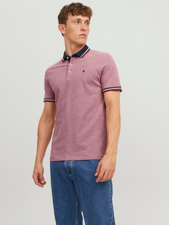 Jack & Jones Paulos Polo - Rio Red [Size S]