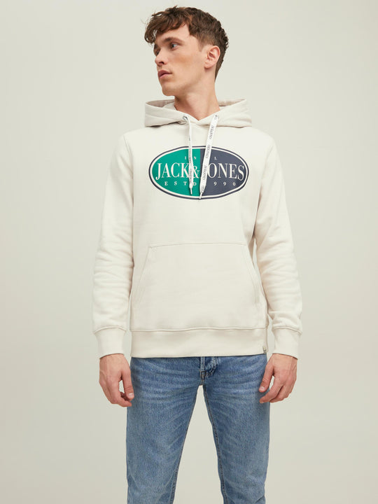 Jack & Jones International Sweat Hood - Moonbeam [Size L]