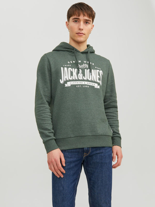 Jack & Jones Logo Sweat Hood - Mountain View