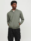 Jack & Jones Cloud Sweat Zip Hood - Agave Green