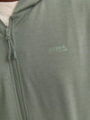 Jack & Jones Cloud Sweat Zip Hood - Agave Green