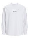 Jack & Jones Vesterbro LS Tee - Bright White