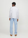 Jack & Jones Vesterbro LS Tee - Bright White