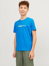 Jack & Jones Neo Tee SS Crew Neck JNR - French Blue