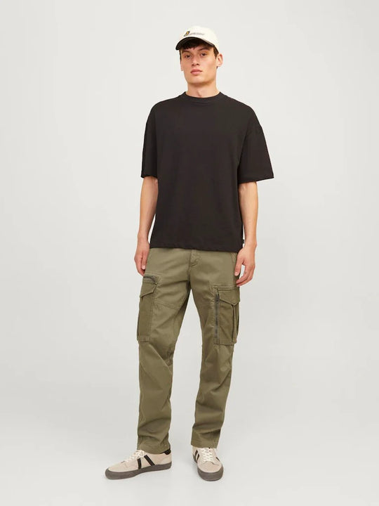 Jack & Jones Kane Cruise Cargo Pants - Dusty Olive