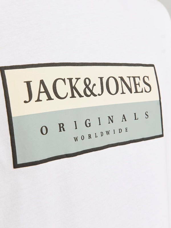 Jack & Jones Frederiksberg Box Tee - Bright White (Size XL)