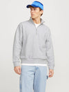 Jack & Jones Urban Edge Sweat Half Zip - White [Size XL]