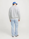 Jack & Jones Urban Edge Sweat Half Zip - White [Size XL]