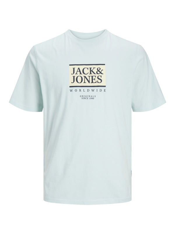 Jack & Jones Lafayette Box Tee - Skylight