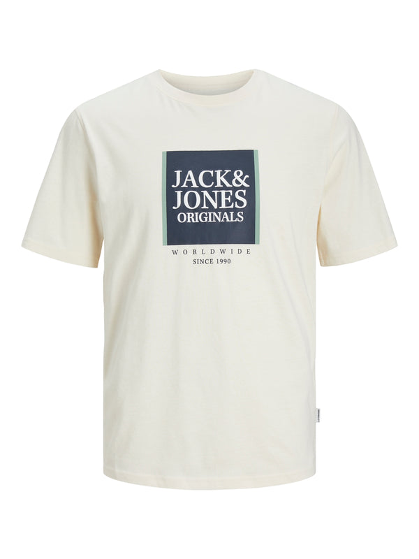 Jack & Jones Lafayette Box Tee - Buttercream