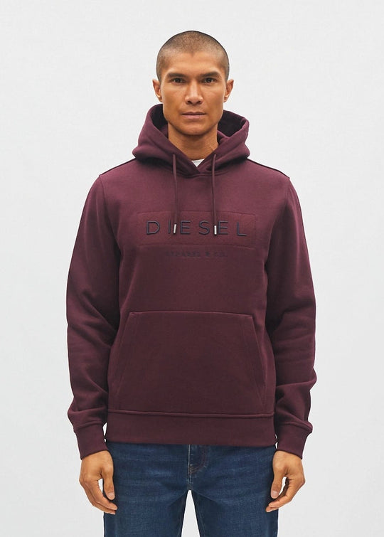 Diesel Jameson Hoodie - Deep Burgundy