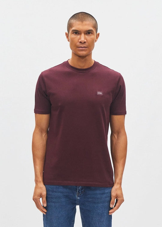 Diesel John Tee - Deep Burgundy
