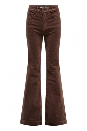 Salsa Faith Corduroy Flare Leg - Brown