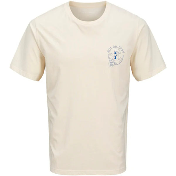 Jack & Jones Carter Tee SS Crew Neck - Buttercream [Size XL]