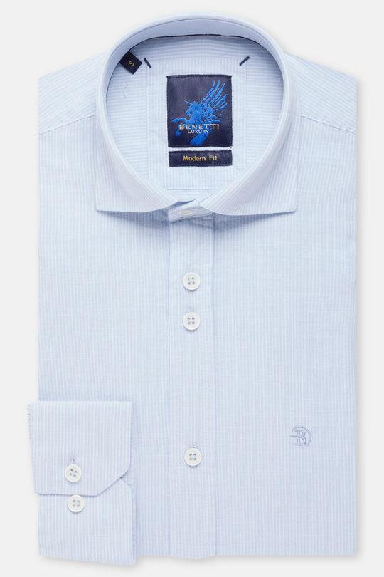 Benetti Jackson Modern Fit Shirt  - Sky