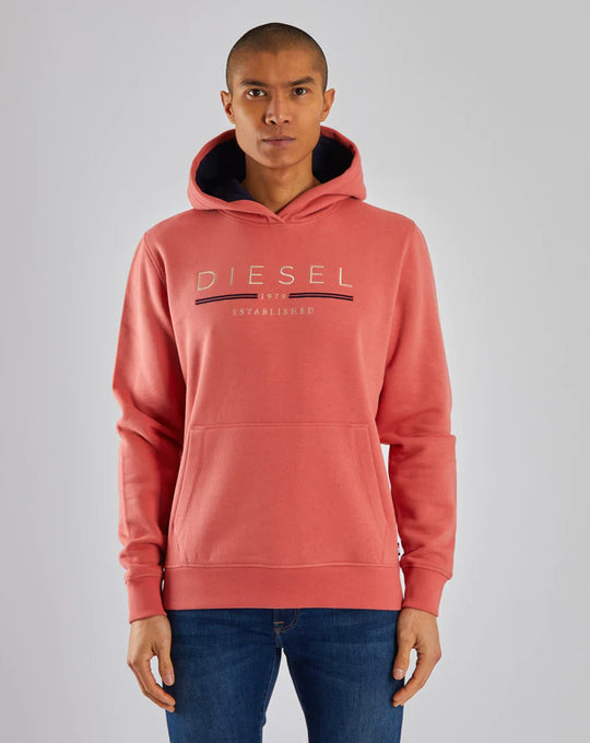 Diesel Jarlath Hoodie - Faded Rose [Size XXL]