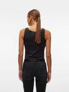 Vero Moda Million Short Sleeve Square Top - Black