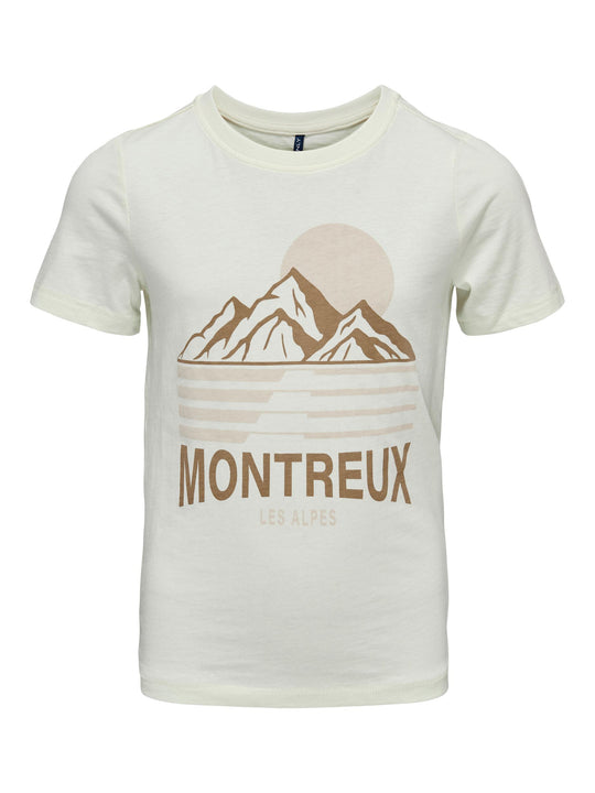 Only Kids Milo-Fit France Tee Box - Tofu