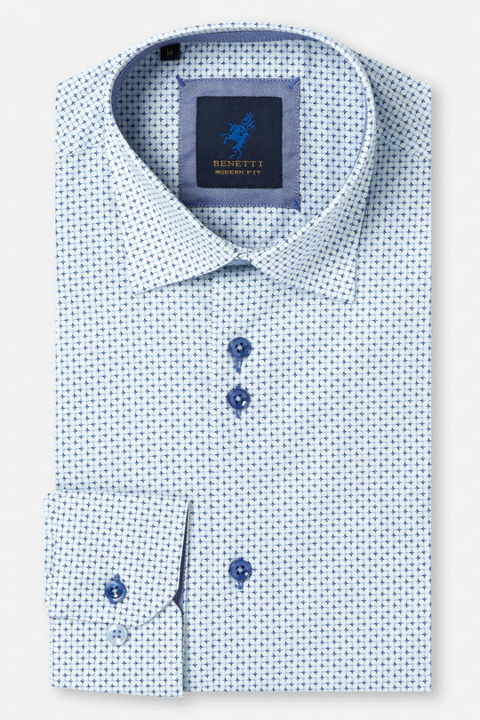Benetti Kevin Long Sleeve Shirt - Blue