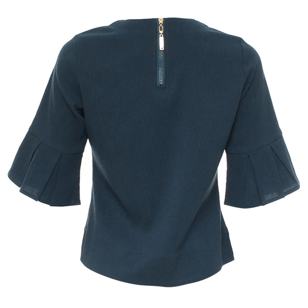 Rant & Rave Lin Top - Deep Teal