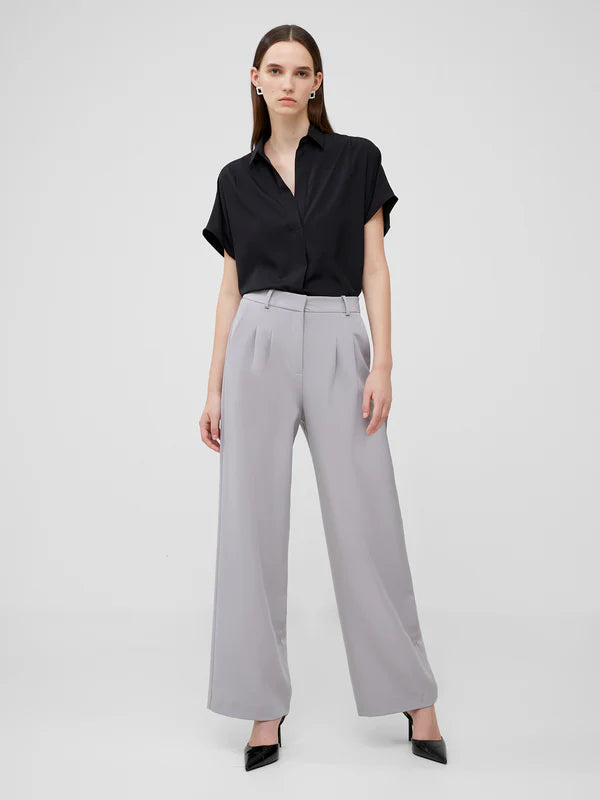 French Connection Echo Crepe Trouser - Alloy