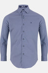 Benetti Liffey Modern Fit Long Sleeve Shirt - Navy [Size 2XL]