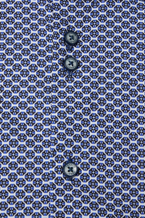 Benetti Liffey Modern Fit Long Sleeve Shirt - Navy [Size 2XL]